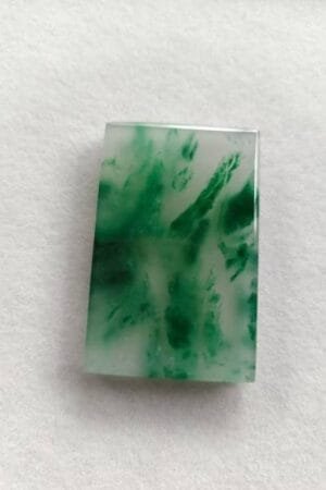 Home African jade plain square pendant ornament